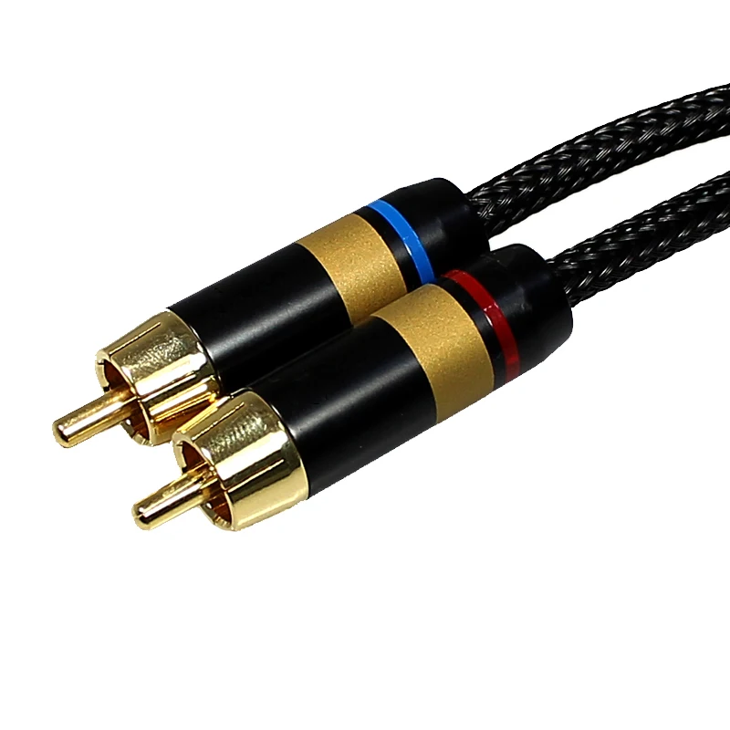 

SMSL W6 RCA-RCA Copper Plated OCC Audio Cable RCA Connector For M8 VA2 (ONE PAIR)