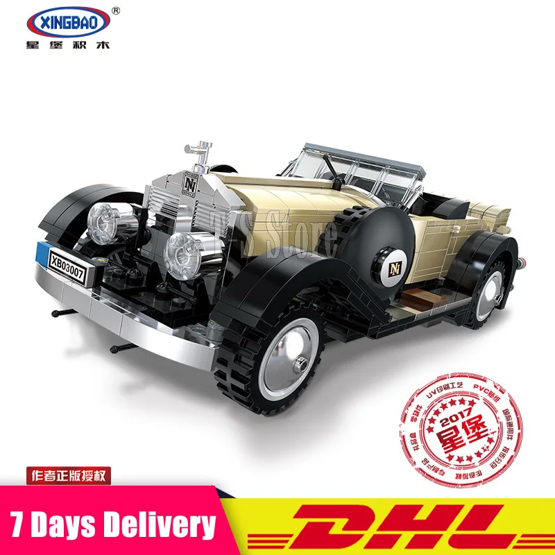 

XingBao 03007 MOC Technic Series The Rolls-Royce Noble Set Educational Building Blocks Bricks Model Toys Compatible Legoinglys