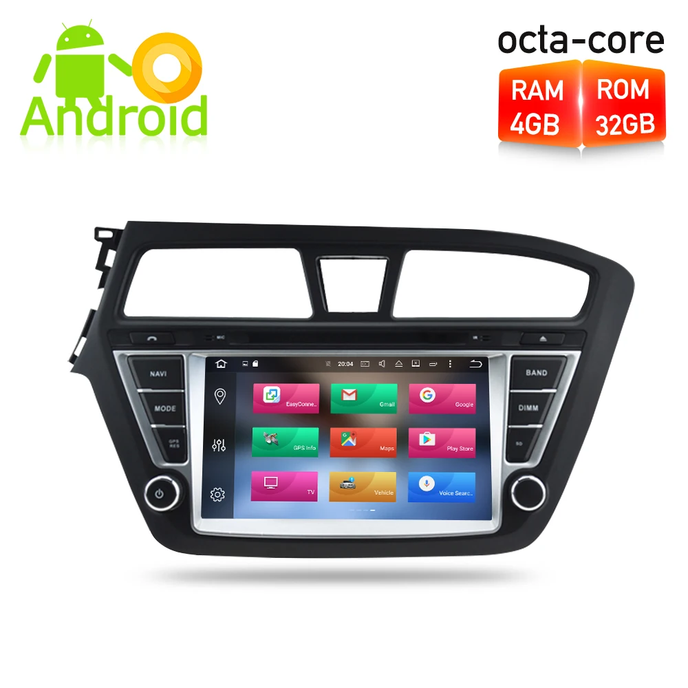 

Android 9.0 Car DVD player GPS Navigation Multimedia Stereo For HYUNDAI I20 2015 Auto Radio Audio WIFI Bluetooth Headunit