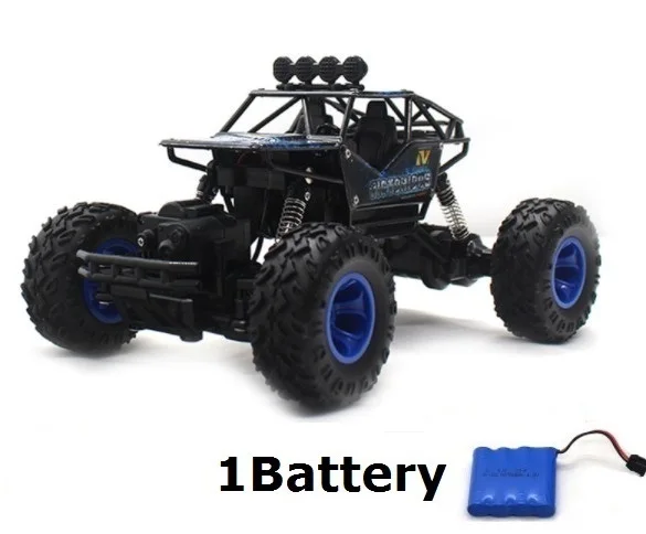 Радиоуправляемый автомобиль 1/12 4WD Rock Crawlers 4x4, вождение автомобиля, Двойные двигатели, привод Bigfoot, автомобиль с дистанционным управлением, модель автомобиля, внедорожник, игрушка в подарок - Цвет: 28cm Blue