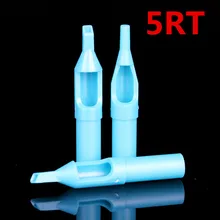 Besta 50 шт./лот круглый наконечник татуировки одноразовая насадка наконечник 5RT синие наконечники игл для татуажа боди-арт тату Поставка