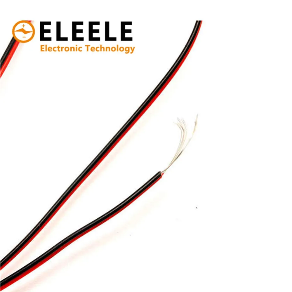 10 м 26 AWG Электрический провод Луженая Медь изолированный ПВХ удлинитель для светодиодов ленточный кабель красный черный провод национальный стандарт 1007 pn36