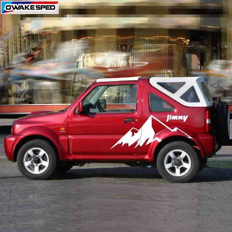 Gunung Grafis Vinyl Kesepakatan Untuk Suzuki Jimny Off Road