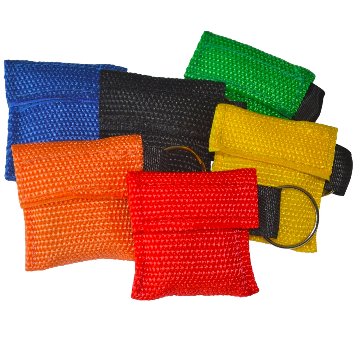 

200Pcs/Pack CPR Resuscitator Poucket Mask CPR Life Key With Keychians For Emergency Rescue Training 6 Color New
