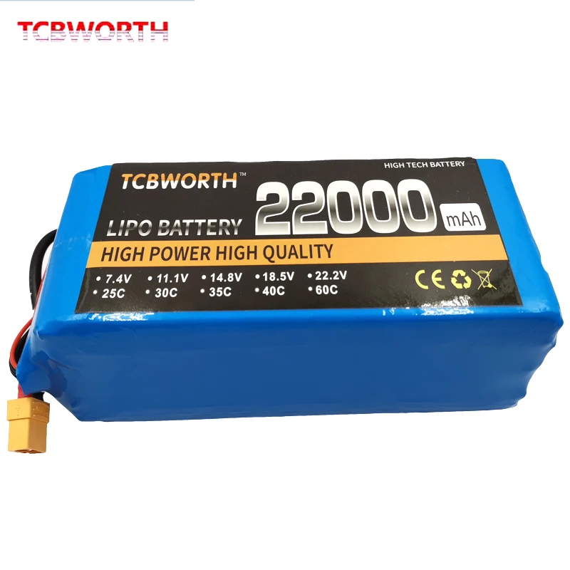 RC LiPo батарея 5S 18,5 V 22000mAh 25C для RC автомобиль самолет, танк модели игрушек 5S RC Li-Po батарея