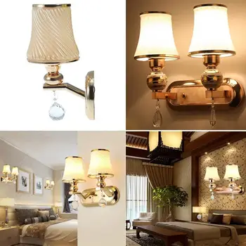 

LED wall lamp creative LED night wall lamp single/ double head home decor
