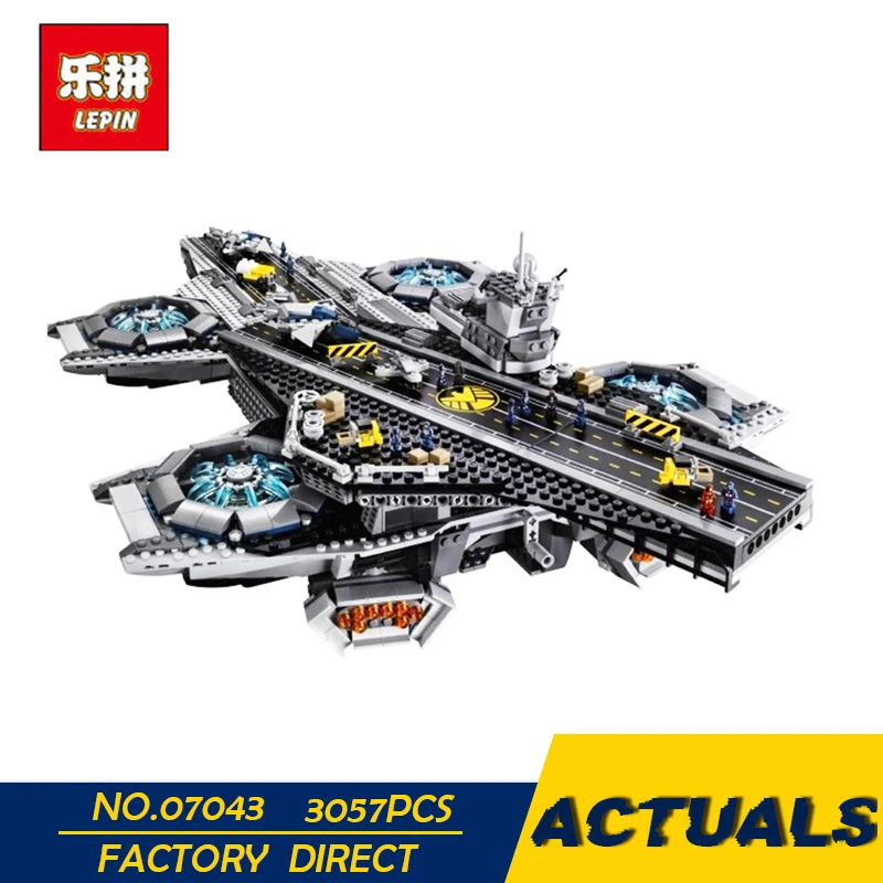 

LEPIN 07043 Marvel Super Heroes The Shield Helicarrier Model Building Blocks Bricks Toys Kits for Children Compatible 76042