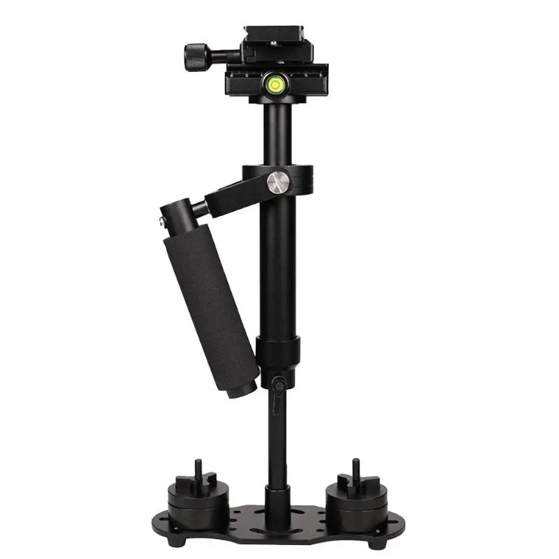 Comprar Soporte estabilizador de vídeo de aleación de aluminio portátil S40 para teléfono DSLR DV AEE DSLR soporte de cámara de vídeo Dropshipping
