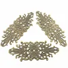 Connector Vintage Bronze Tone Flower Pattern Filigree Wraps Alloy Embellishments Jewelry DIY Finding 8.5x3.4cm 10Pcs ► Photo 2/4