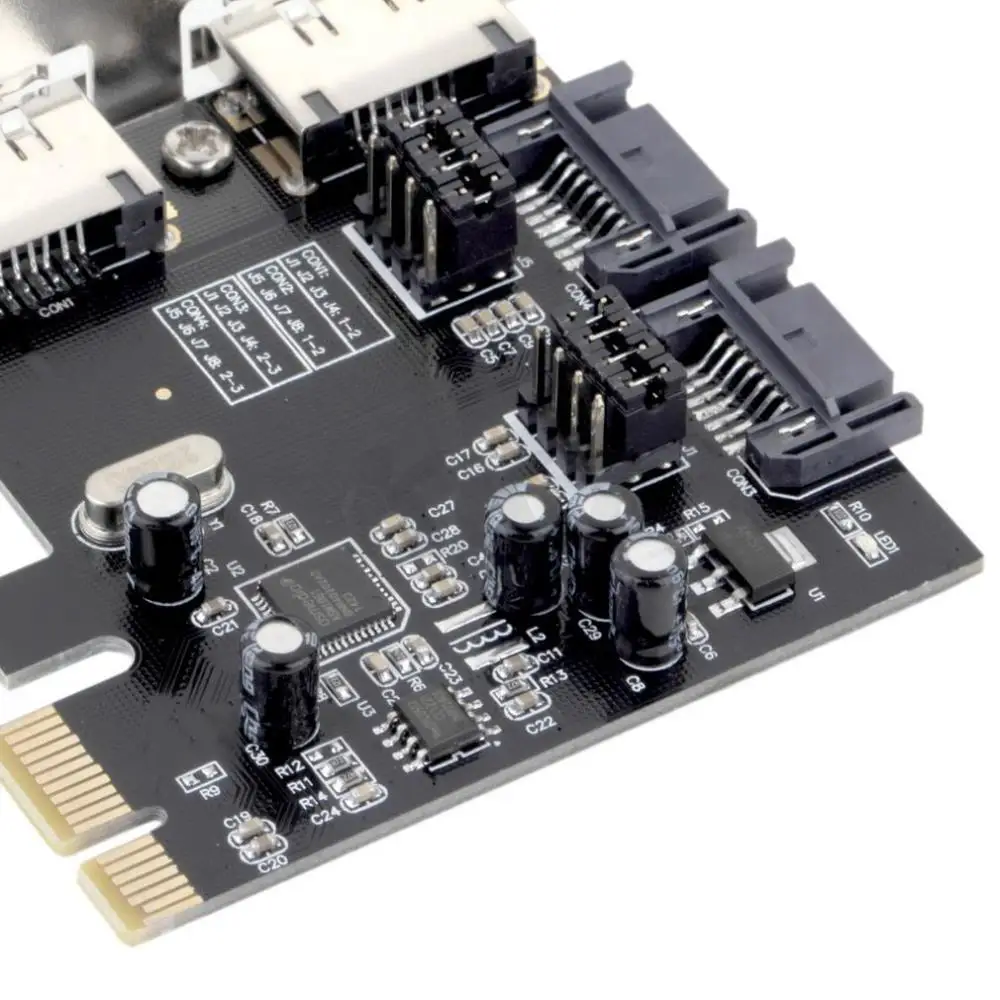 PCI-E для SATA 3,0 три поколения PCIE SATA3 карта расширения PCI-E адаптер по всему миру магазин C1