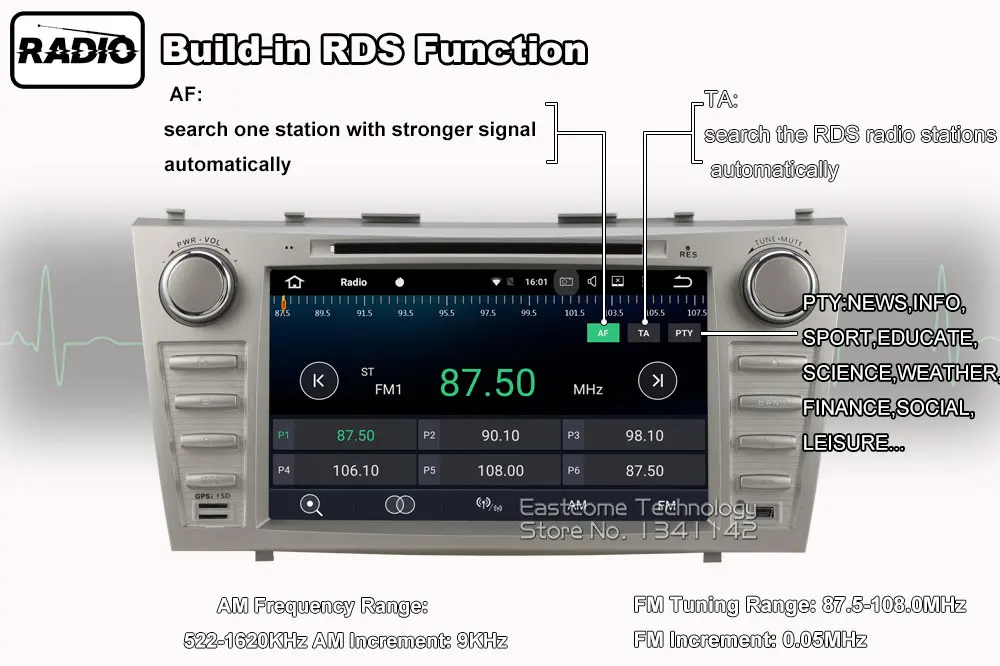 Excellent Octa Core 2 Din Android 6.01 Car DVD Automotivo For Toyota Camry 2007 2008 2009 2010 2011 With Bluetooth Radio Rear View Camera 14 Excellent Octa Core 2 Din Android 6.01 Car DVD Automotivo For Toyota Camry 2007 2008 2009 2010 2011 With Bluetooth Radio Rear View Camera 14