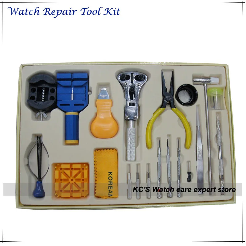 High Quality 20 IN 1 Watch Building Kit Watch Repair Tool Kits Watch Back Removal Tool