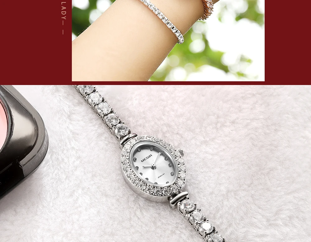 rosa diamante pulseira relógios senhoras hora montre