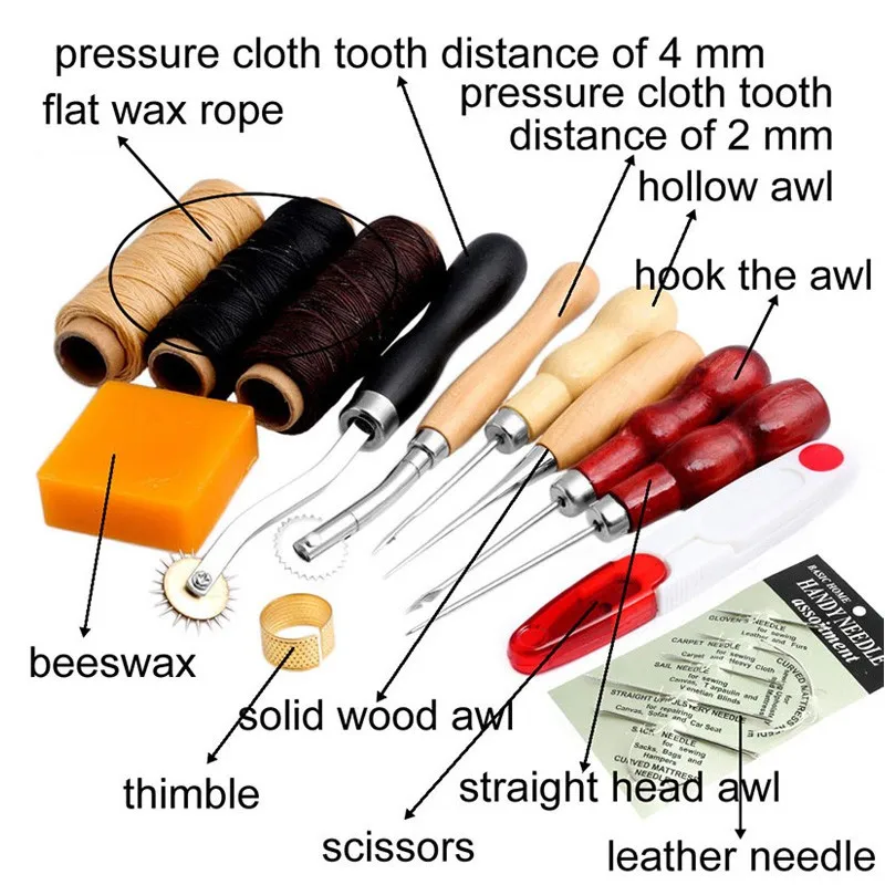 Beeswax Sewing Thread Needles Quilting Needle Thimble Wax Sew Dressmaking New
