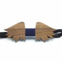 Рождество деревянный галстук-бабочка галстук sgravata Галстуки-бабочка галстук деревянные бабочки kraagje nep dames