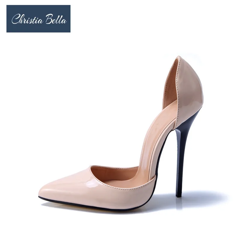 

Summer Shoes Woman High Heels Pumps 14cm Tacones Pointed Toe Stilettos Talon Femme Sexy Ladies Wedding Shoes Plus Size 40-49