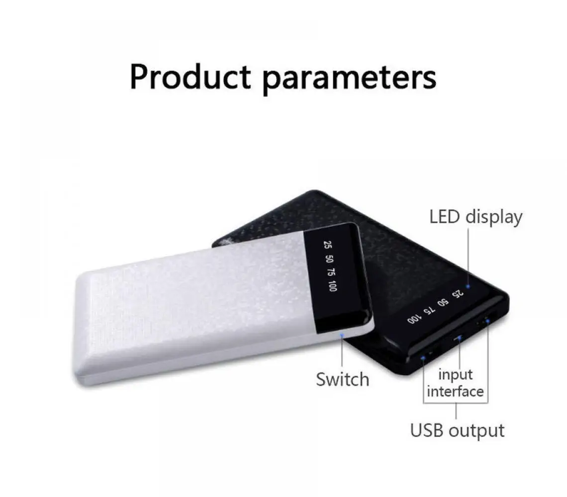 15000 большая емкость быстрое зарядное устройство двойной USB выход внешний