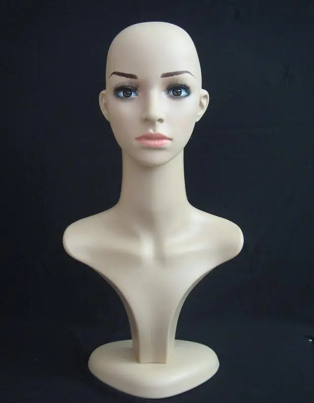 Top quality Women's Mannequin Head Hat Display Wig training head model head model femal head model