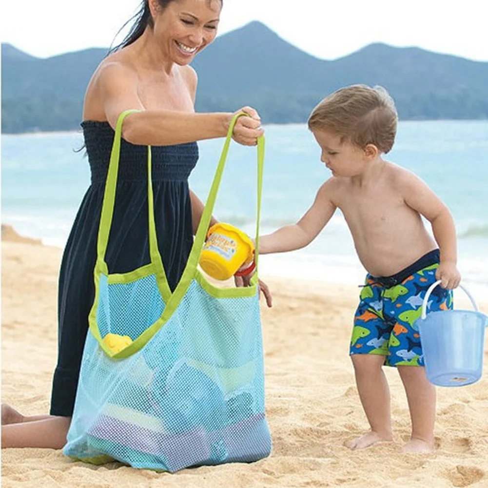 Повседневная Сетчатая Сумка-тоут игрушечная сумка для переноски животных сумка для детских игрушек переносная пляжный мяч для хранения