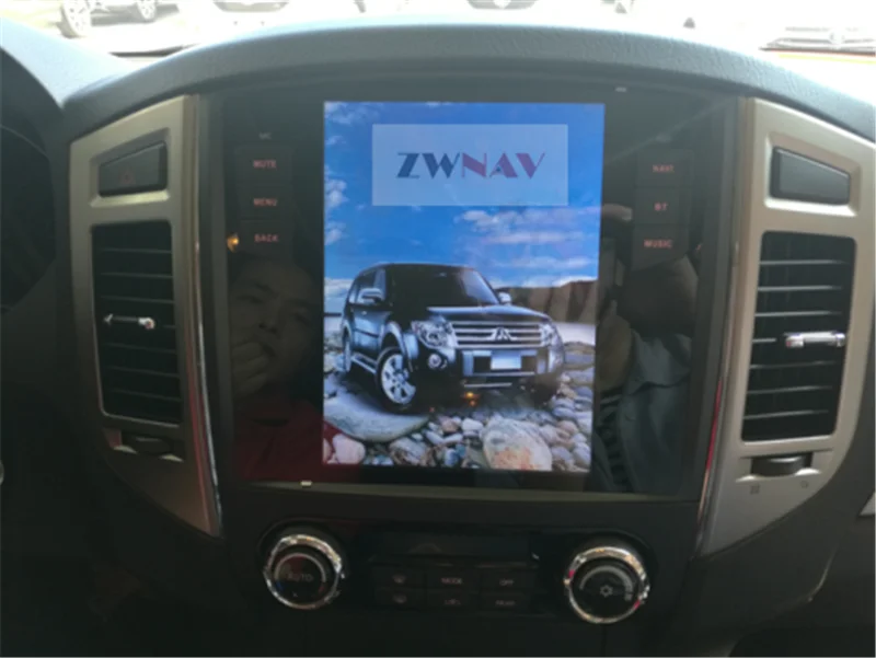 ZWNVA Tesla Стильный экран Android 8,1 автомобильный радиоприемник с навигацией GPS без dvd-плеера для MITSUBISHI PAJERO V97 V93 Shogun Montero 2006