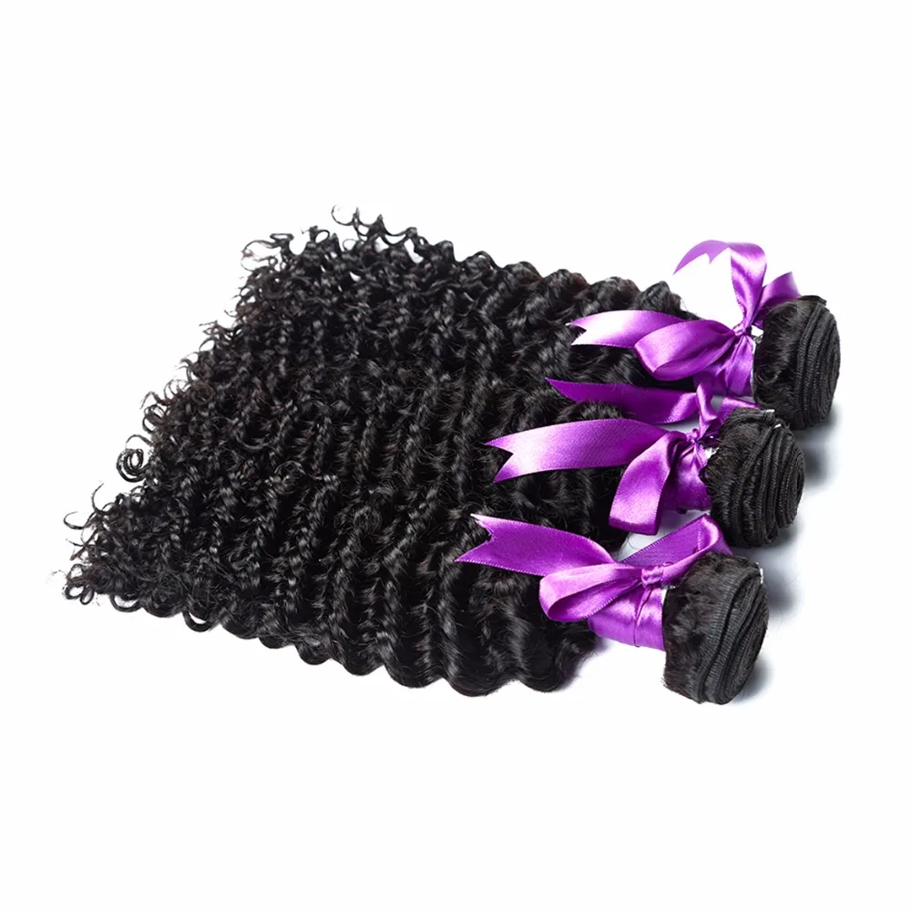 Alidoremi Brazilian Deep Wave 2/3 Bundles With 360 Lace Frontal Closure Hair Weave Bundles Non Remy Human Hair Alidoremi Brazilian Deep Wave 2/3 Bundles With 360 Lace Frontal Closure Hair Weave Bundles Non Remy Human Hair