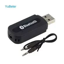 YuBeter USB Bluetooth приемник беспроводной передатчик адаптер Авто 3,5 мм разъем аудио AUX стерео музыка для IOS Android телефон