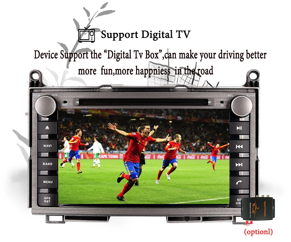 Sale HD 1024*600 HD Android 9.0 Car GPS Navigation System for TOYOTA Venza 2008- 2012 Car Stereo DVD Player Rear View Camera cassette 1