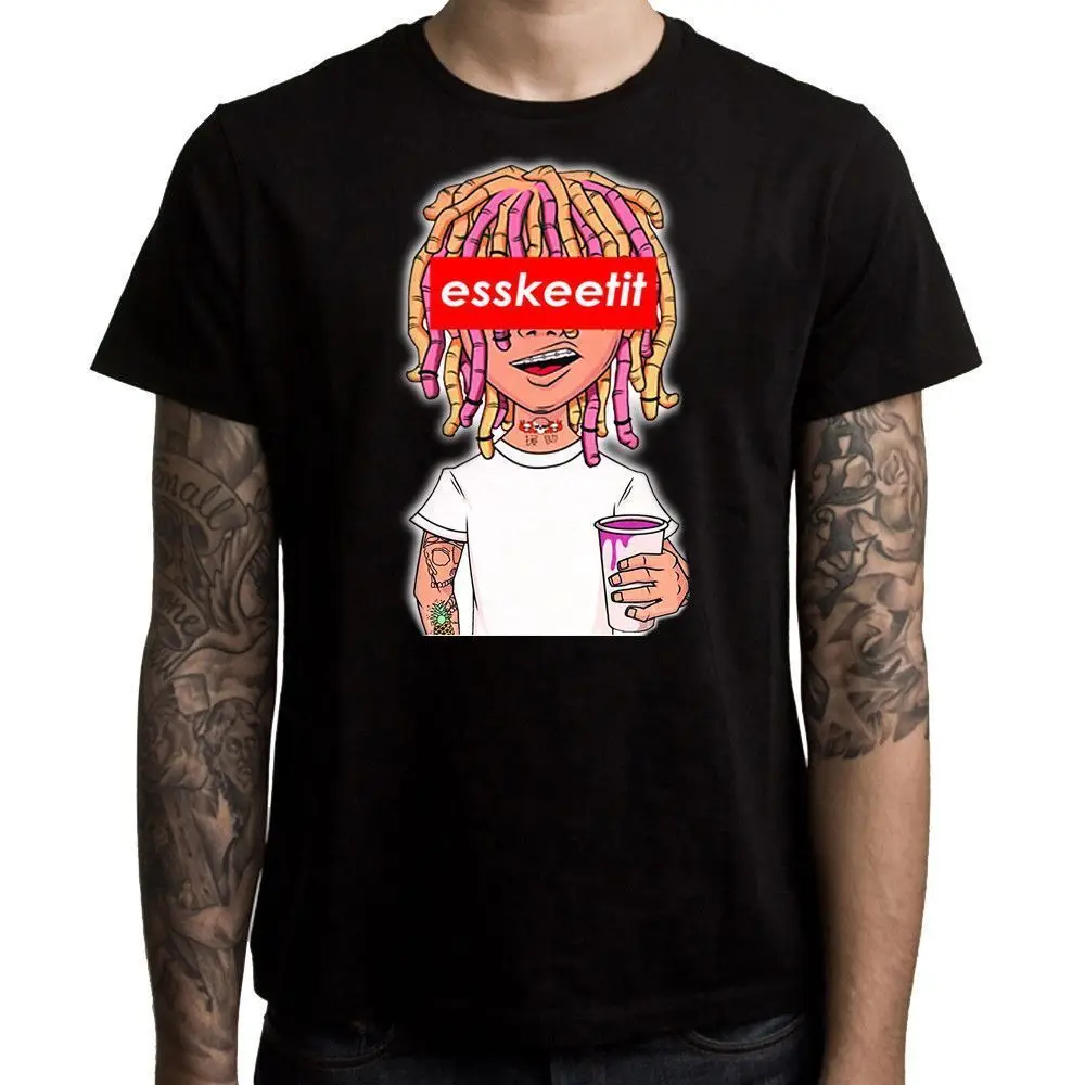 Lil Pump Esskeetit футболка с коротким рукавом и мультяшным принтом Бесплатная доставка