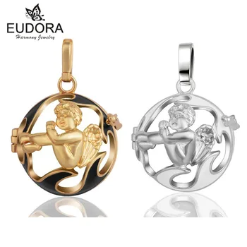 

Eudora Harmony ball Little Angel Floating Cage Locket 2 colors Women Pendant Caller angel BabyMaternity DIY Jewelry 20mm