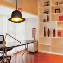 Подвесной светильник алюминий Англия шляпа дизайн лампа черный золотой книги по искусству кепки подвесные светильники для обеден