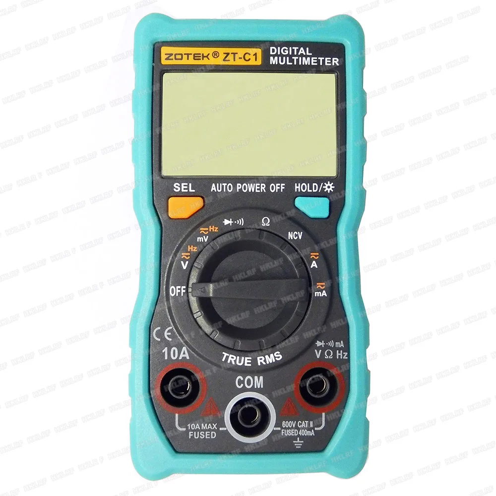 

ZOTEK ZT-C1 Automatic Manual Digital Multimeter Large LCD Screen Display AC/DC Voltage Current Multimeter