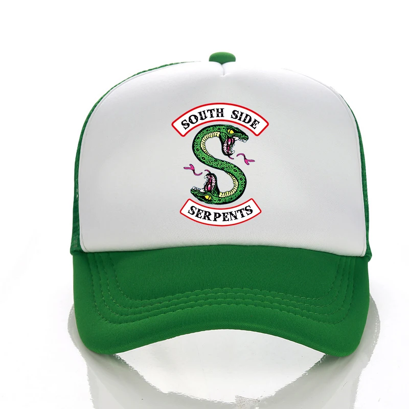 

Riverdale Caps 2018 Summer New Riverdal Logo Print Baseball Cap Fashion Men Women Mesh Cap Daft Punk Riverdale Hat Trucker Cap