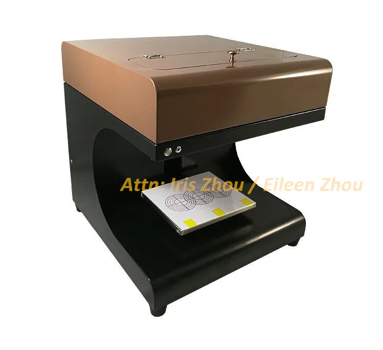 

Free Shipping Latte Art Printing Machine Self Latte Coffee Printer Automatic Edible Chocolate Food Printer For Cookies