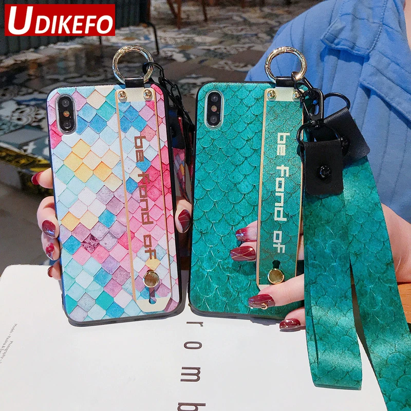 Чехол на запястье UDKEFO для Huawei Mate 20 Pro 20X Nova 2S 3 3I 3E 4 4E Русалочка жесткий чехол из ПК с