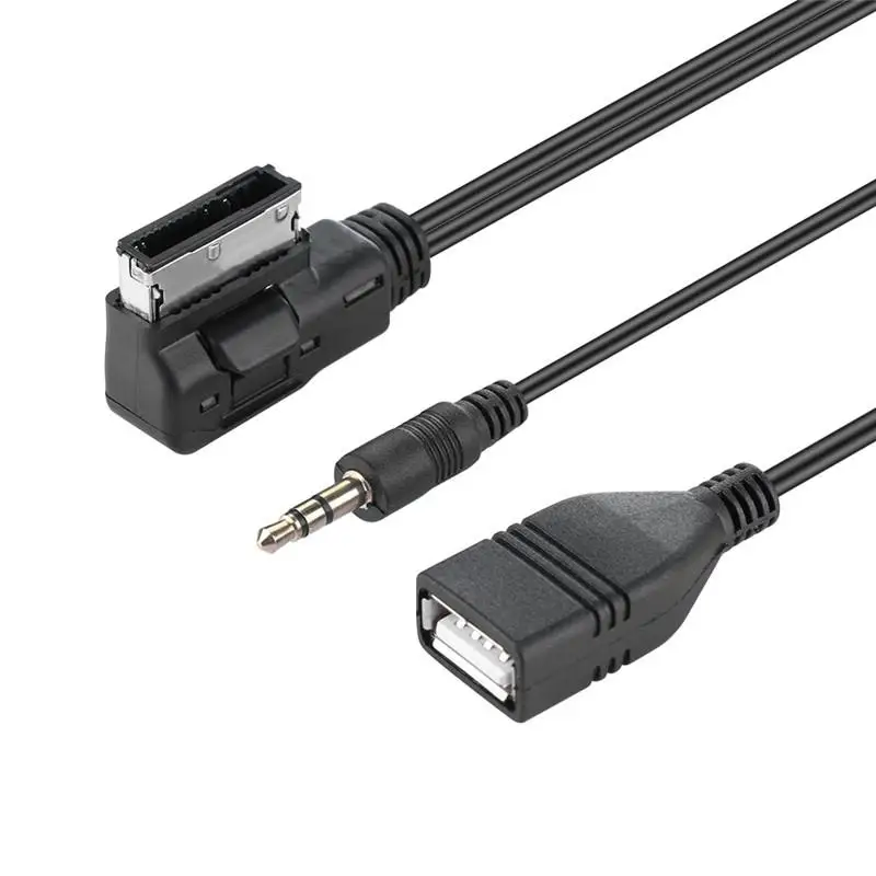 Kuulee AUX аудио кабель MDI AMI интерфейс USB + 3 5 мм зарядное устройство музыкальная линия
