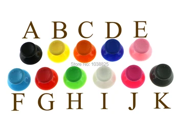 

Colorful Plastic Thumbstick Joystick Mushroom Cap For Xbox360 Wireless Controller 10pcs/lot