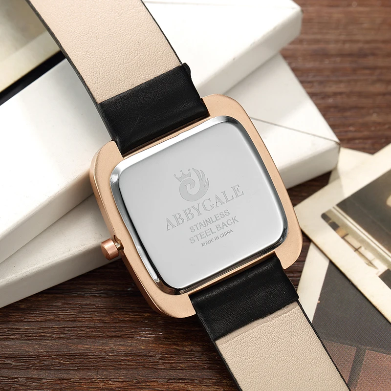 Часы женские прямоугольные кварцевые уникальные Простые Модные Наручные с датой