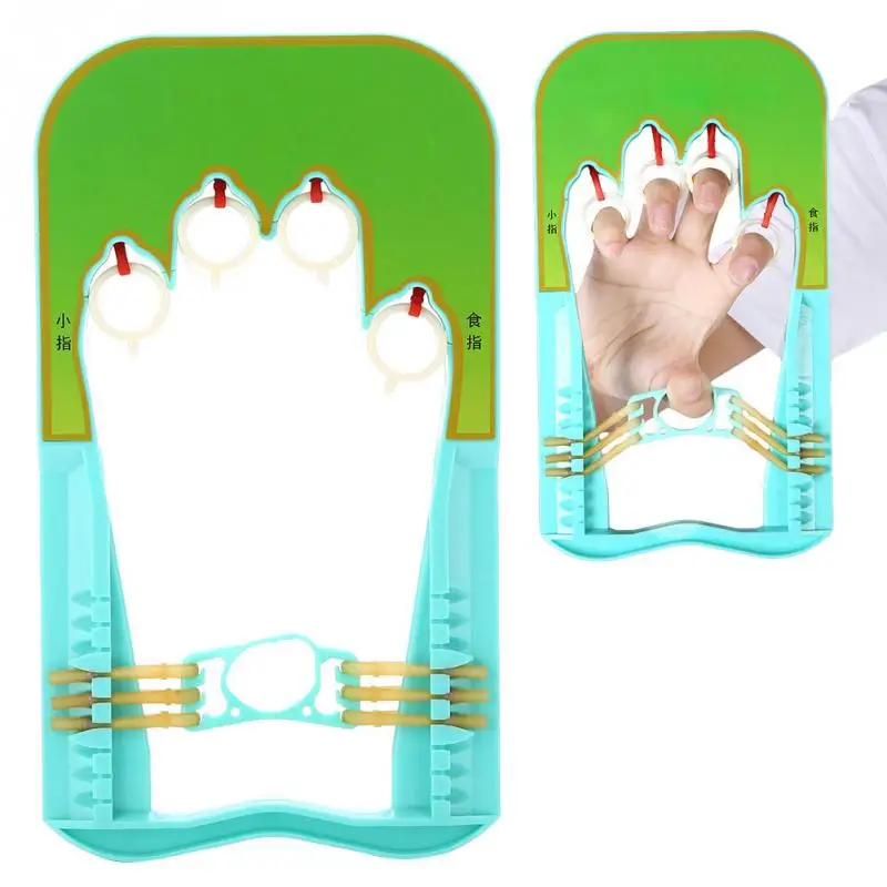 

Finger Wrist Grip Strength Trainer Hand Extend Exerciser Fitness Rehabilitation Equipement