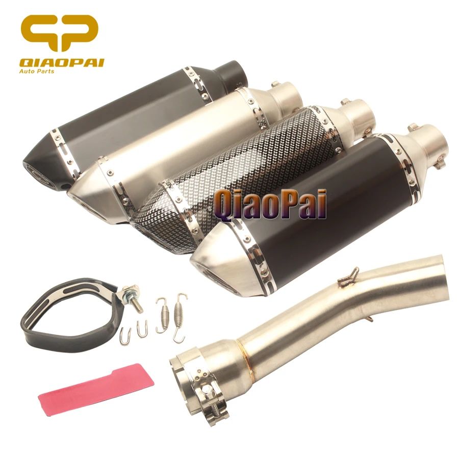 

Motorycle Exhaust 370MM Escape Muffler DB Killer for Yamaha Fz1 FZ1N Exhaust System 2006 2007 2008 2009 2010 2011 2012 2013-2015