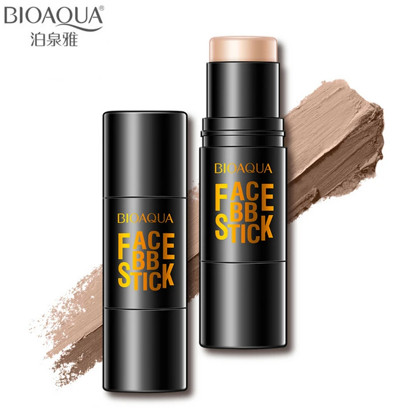 

BIOAQUA Double Perfect cover BB Cream Whitening Highlight Contour Face Cream Natual Concealer Pencil Makeup Stick