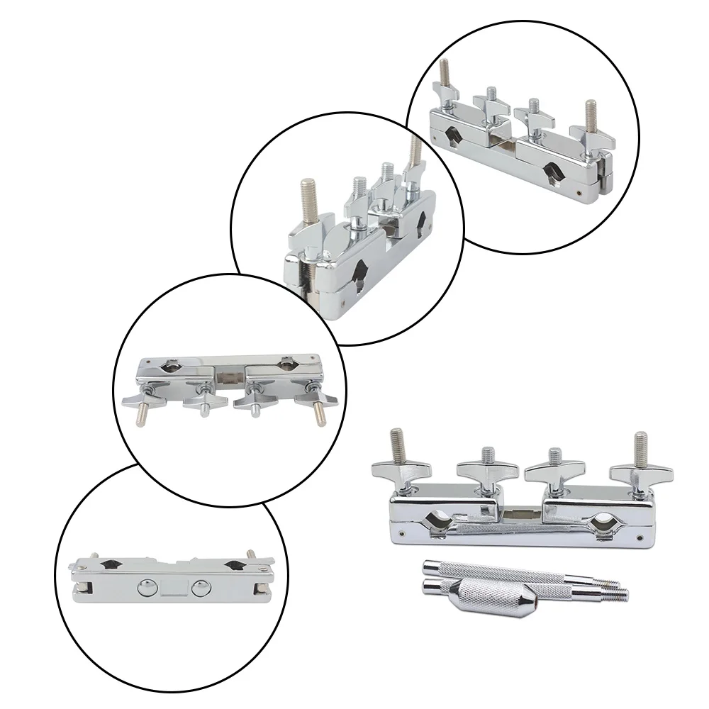 Профессиональный Металлический Соединительный кронштейн для держателя зажима стержень ударный барабан набор для Cowbell аксессуар