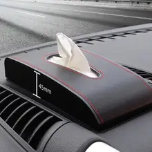 Коробка для салфеток автомобиля PU кожаный контейнер для салфеток перекачивающая бумага чехол Авто универсальный органайзер для бумаг контейнер для салфеток