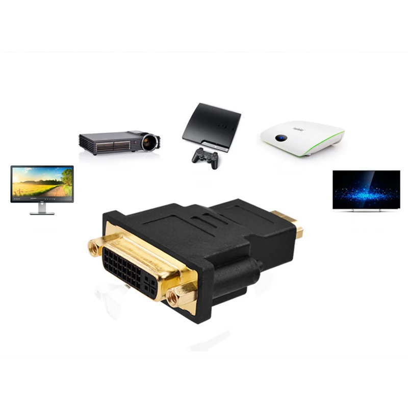 JCKEL Mini Dual Link DVI i 24+ 5 Мужской к HDMI Мужской Кабель-адаптер DVI-i разъем сплиттер конвертер Jack провод шнур для HDTV PC