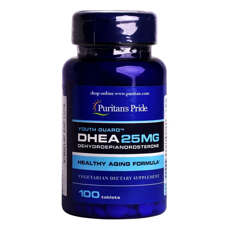 

Free shipping DHEA 25 mg DEHYDROEPIANDROSTERONE 100 pcs