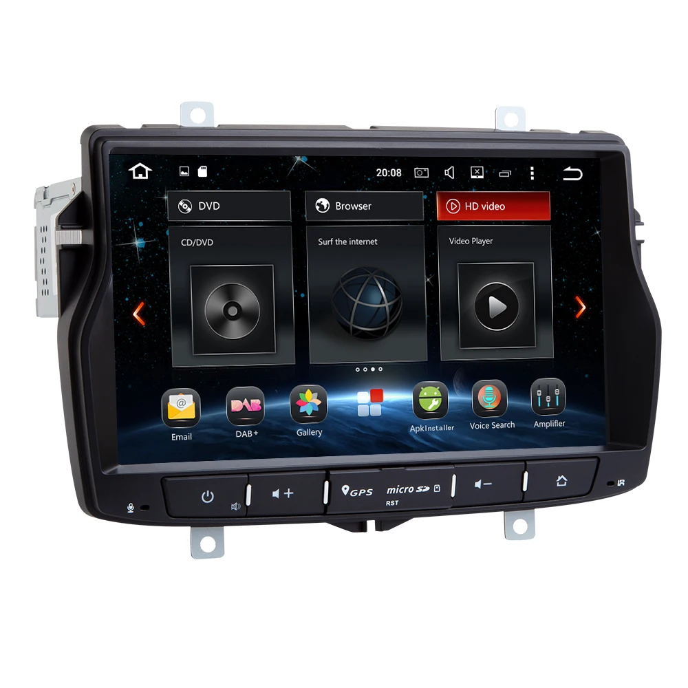 Eunavi 1 Din 7 дюймов Android 8 0 Автомагнитола для Lada Vesta 4G ram Восьмиядерный gps навигация