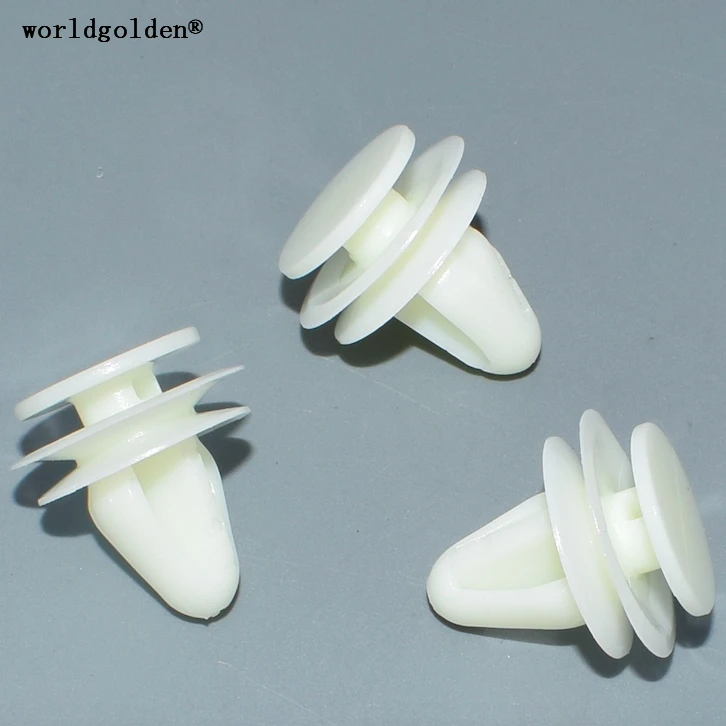

worldgolden 100pcs auto fasteners Door Trim Panel Retainer for Honda Acura#91560-SZ3-003(91560SZ3003)