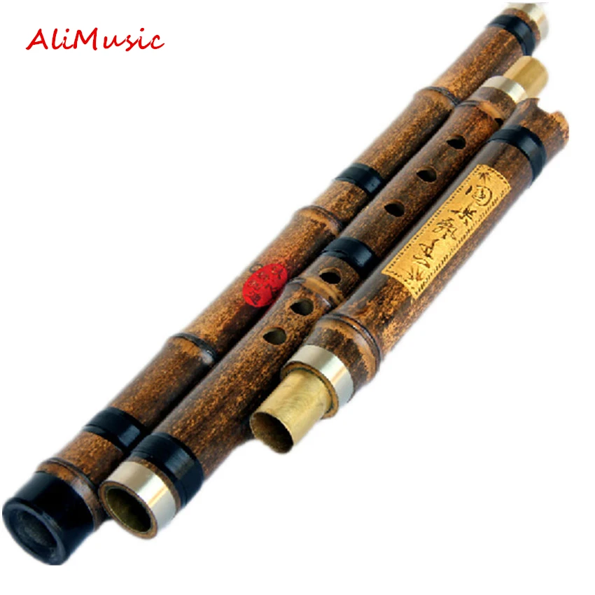 المهنية الصينية عمودي الخيزران الناي شياو الطبيعي آلات النفخ آلة موسيقية 8 ثقب مفتاح F أو G flauta مع الجلود حقيبة