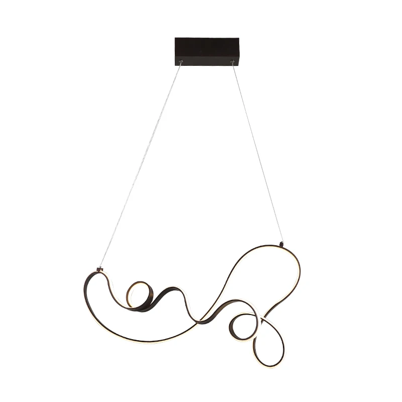 Современный подвесной светильник с кофейной отделкой для кухни, столовой, гостиной, подвесной светильник, подвесной светильник