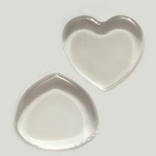 Высокое качество 1 шт. персиковый и в форме сердца прозрачный силиконовый косметический спонж для Жидкая Основа BB крем макияж Красота инструменты