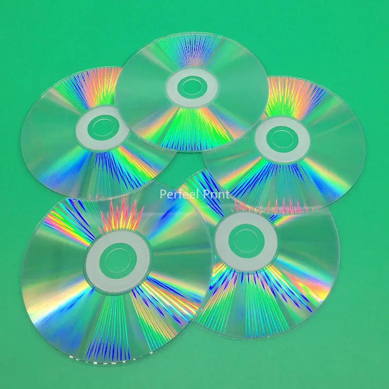 5 шт./лот 700MB струйный пустой для печати CD CD-R диск 80 минут 52x мульти скорость для медиа аудио хранения данных